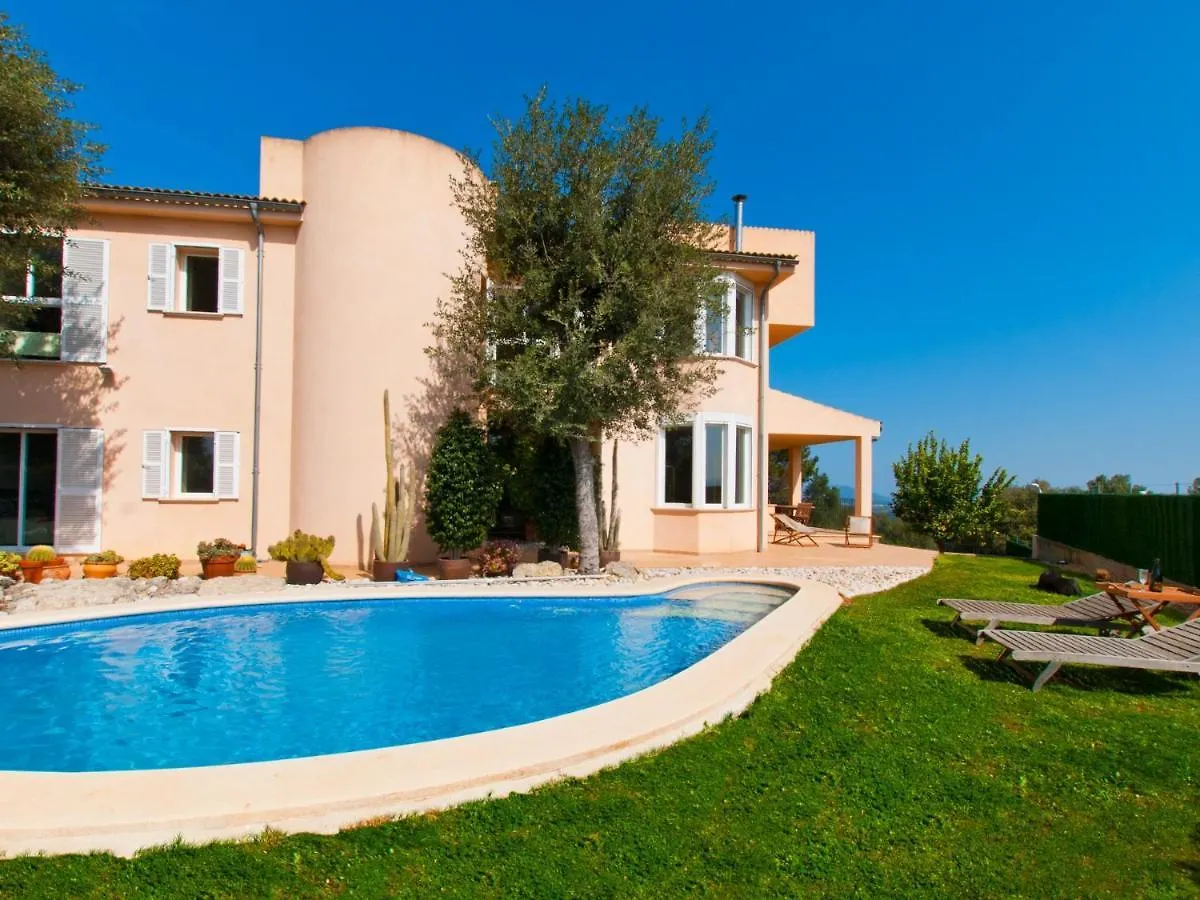 Villa S'Hermita Para 8 Con Piscina, Jardin Y Vistas Espectaculares Inca  0*, Inca (Mallorca)